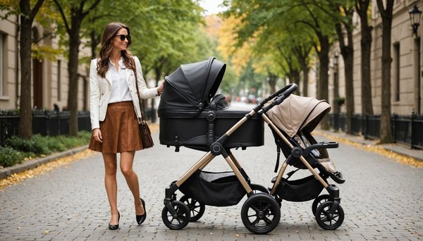 Top 5 poussettes en cuir alliant luxe et confort pour bébé