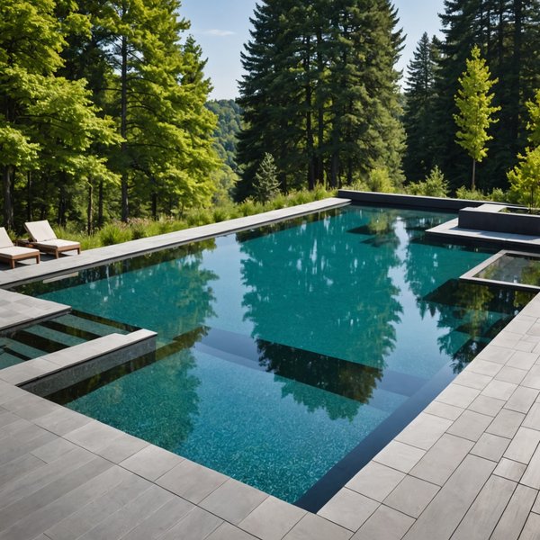 Quels sont les avantages des piscines à débordement en acier inoxydable?